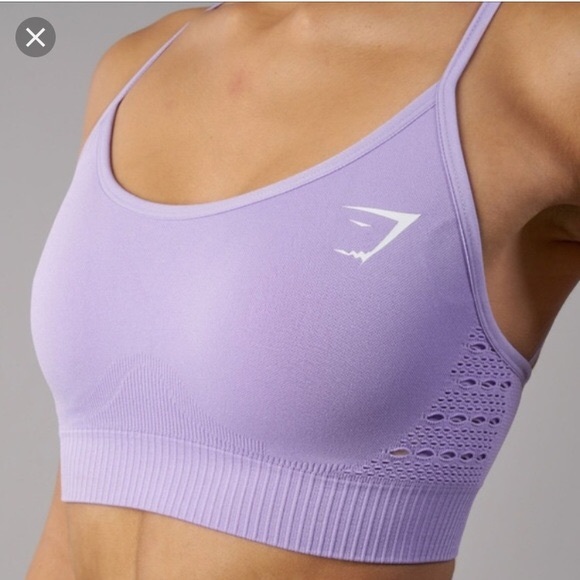 Gymshark Other - Gymshark Energy Seamless Sports Bra Pastel Lilac